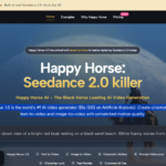 Happy Horse: AI video generator that beats seedance 2.0